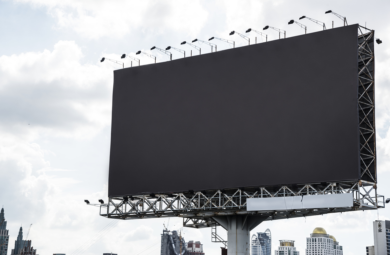 Blank bill board mockup